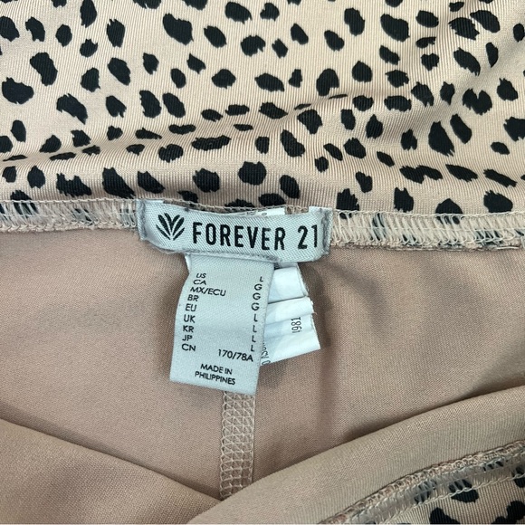 Forever 21 Leopard Print Bike Shorts - Picture 3 of 4